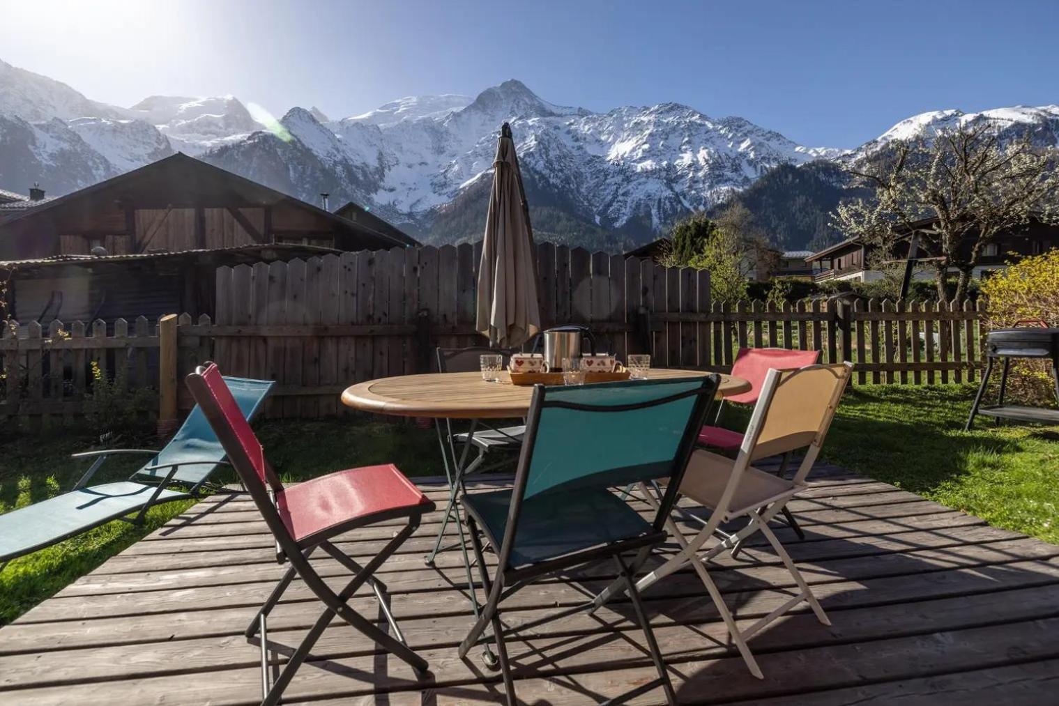 Les Chalets Du Bonheur Les Houches Exterior foto