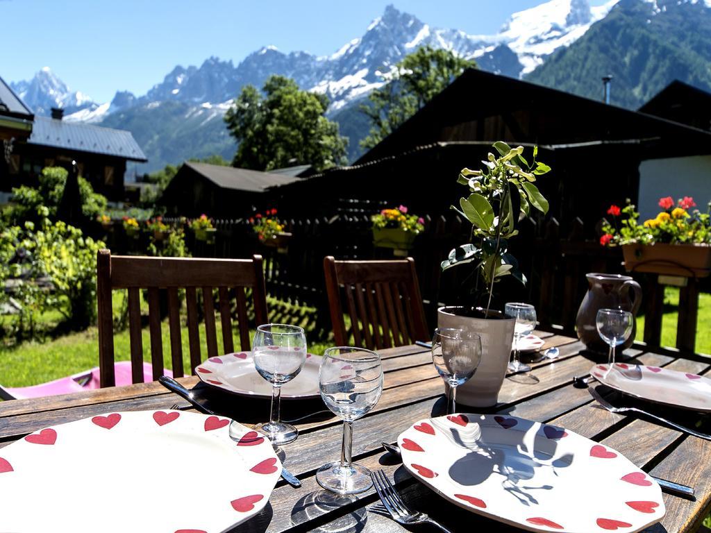 Les Chalets Du Bonheur Les Houches Exterior foto